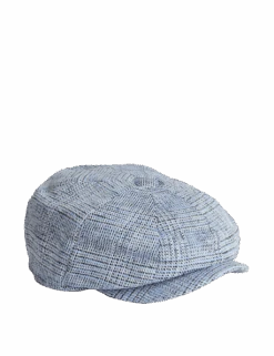 Linen Rich Checked Baker Boy Hat 5 Linen Rich Checked Baker Boy Hat -Marksandspencer Sale Store linen rich checked baker boy hat