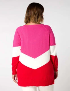 Linen Rich Colour Block Relaxed Jumper -Marksandspencer Sale Store linen rich colour block relaxed jumper 8