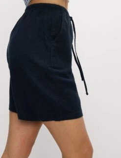 Linen Rich High Waisted Shorts -Marksandspencer Sale Store linen rich high waisted shorts 7