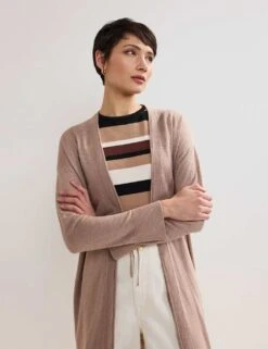 Linen Rich Longline Cardigan -Marksandspencer Sale Store linen rich longline cardigan 13