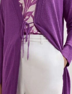 Linen Rich Longline Cardigan -Marksandspencer Sale Store linen rich longline cardigan 17