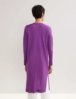 Linen Rich Longline Cardigan -Marksandspencer Sale Store linen rich longline cardigan 18