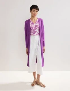 Linen Rich Longline Cardigan -Marksandspencer Sale Store linen rich longline cardigan 19
