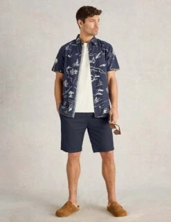WHITE STUFF Linen Rich Print Short Sleeve Shirt 15 WHITE STUFF Linen Rich Print Short Sleeve Shirt -Marksandspencer Sale Store linen rich print short sleeve shirt 5