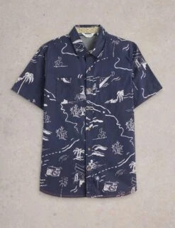 WHITE STUFF Linen Rich Print Short Sleeve Shirt 19 WHITE STUFF Linen Rich Print Short Sleeve Shirt -Marksandspencer Sale Store linen rich print short sleeve shirt 9