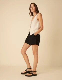 Linen Rich Shorts -Marksandspencer Sale Store linen rich shorts 12