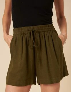 Linen Rich Shorts -Marksandspencer Sale Store linen rich shorts 8