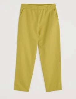 Linen Rich Straight Leg Ankle Grazer Trousers -Marksandspencer Sale Store linen rich straight leg ankle grazer trousers 12