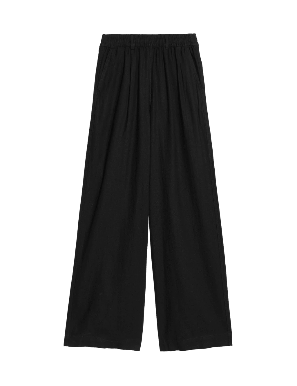 Linen Rich Wide Leg Trousers 8 Linen Rich Wide Leg Trousers - Image 8