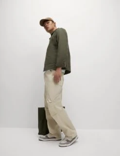 Loose Fit Lightweight Parachute Trousers -Marksandspencer Sale Store loose fit lightweight parachute trousers 8