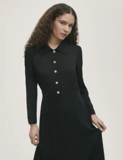 Lucia Premium Lightweight Satin Crepe Dress -Marksandspencer Sale Store lucia premium lightweight satin crepe dress 5