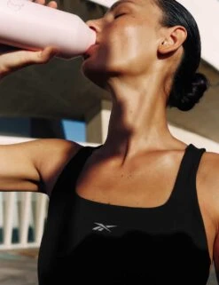 Reebok Lux Square Neck Cross Back Fitted Crop Top -Marksandspencer Sale Store lux square neck cross back fitted crop top 11