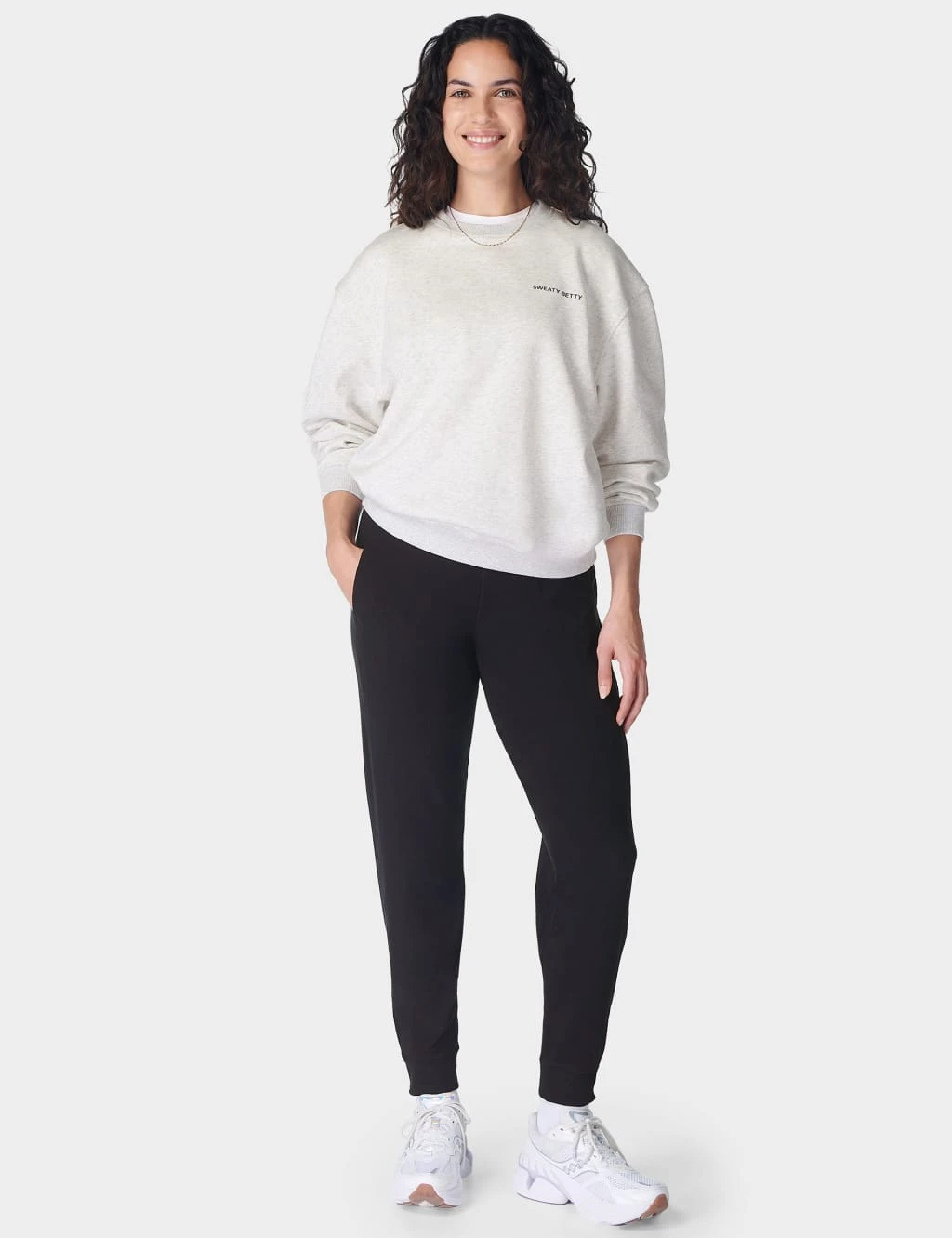 Sweaty Betty Luxe Cotton Blend Fleece Joggers 11 Sweaty Betty Luxe Cotton Blend Fleece Joggers - Image 11