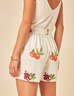Lyocel Rich Printed High Waisted Shorts -Marksandspencer Sale Store lyocel rich printed high waisted shorts 8