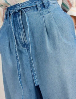 WHITE STUFF Lyocell Blend Mid Rise Wide Leg Jeans 13 WHITE STUFF Lyocell Blend Mid Rise Wide Leg Jeans -Marksandspencer Sale Store lyocell blend mid rise wide leg jeans 5