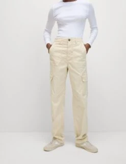 Lyocell Rich Cargo Straight Leg Trousers 32 Lyocell Rich Cargo Straight Leg Trousers -Marksandspencer Sale Store lyocell rich cargo straight leg trousers 11