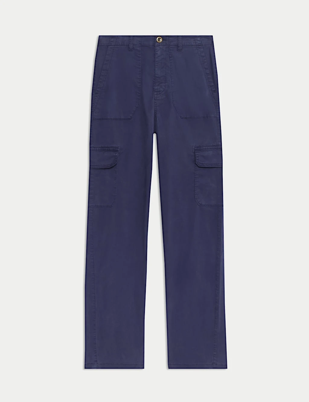 Lyocell Rich Cargo Straight Leg Trousers 14 Lyocell Rich Cargo Straight Leg Trousers - Image 14