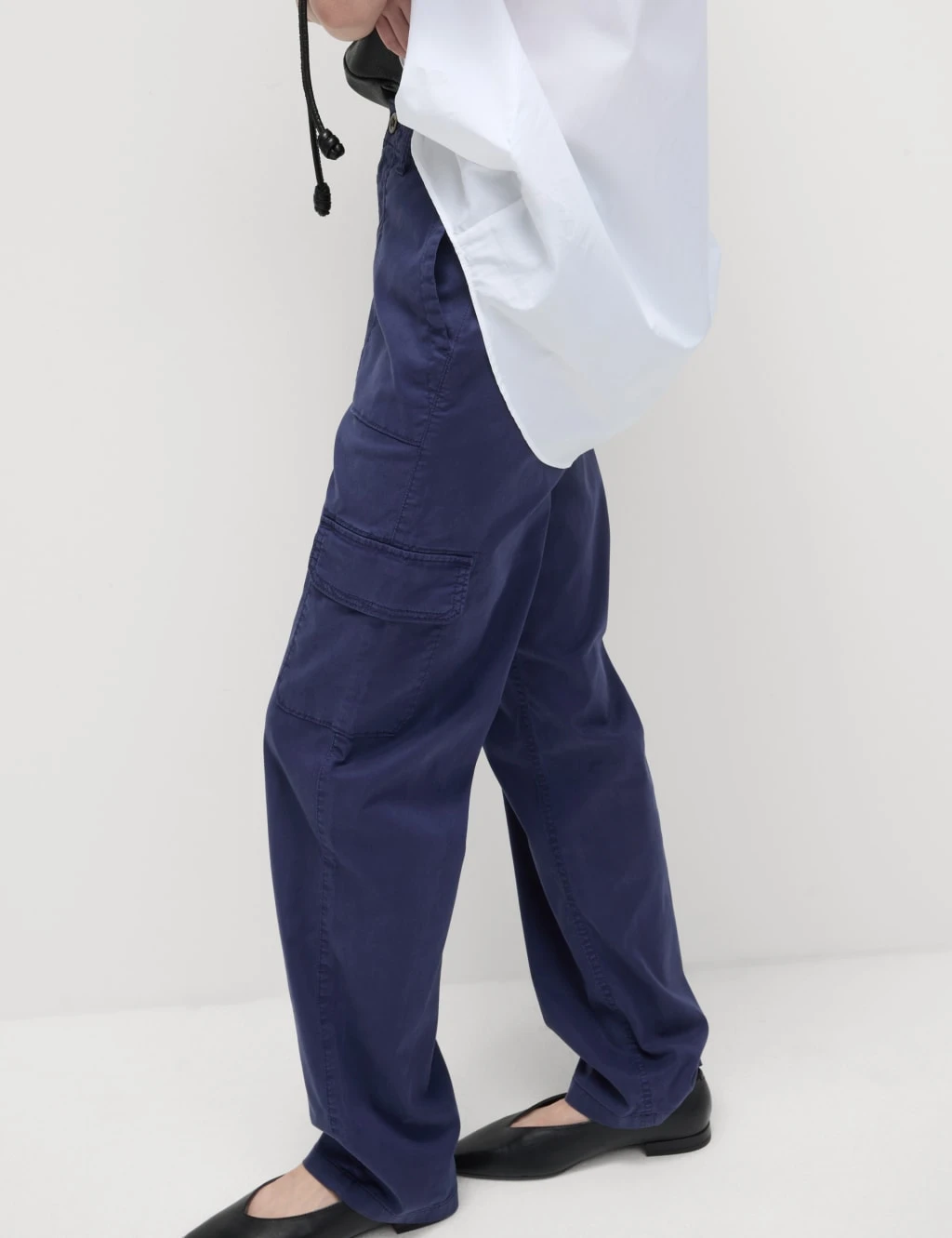 Lyocell Rich Cargo Straight Leg Trousers 18 Lyocell Rich Cargo Straight Leg Trousers - Image 18