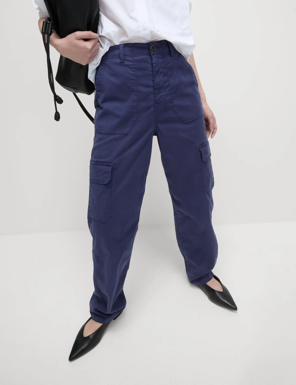 Lyocell Rich Cargo Straight Leg Trousers 19 Lyocell Rich Cargo Straight Leg Trousers - Image 19