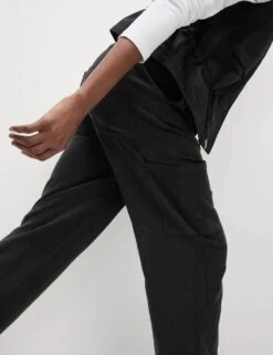 Lyocell Rich Joggers With Cotton & Linen 32 Lyocell Rich Joggers With Cotton & Linen -Marksandspencer Sale Store lyocell rich joggers with cotton 4