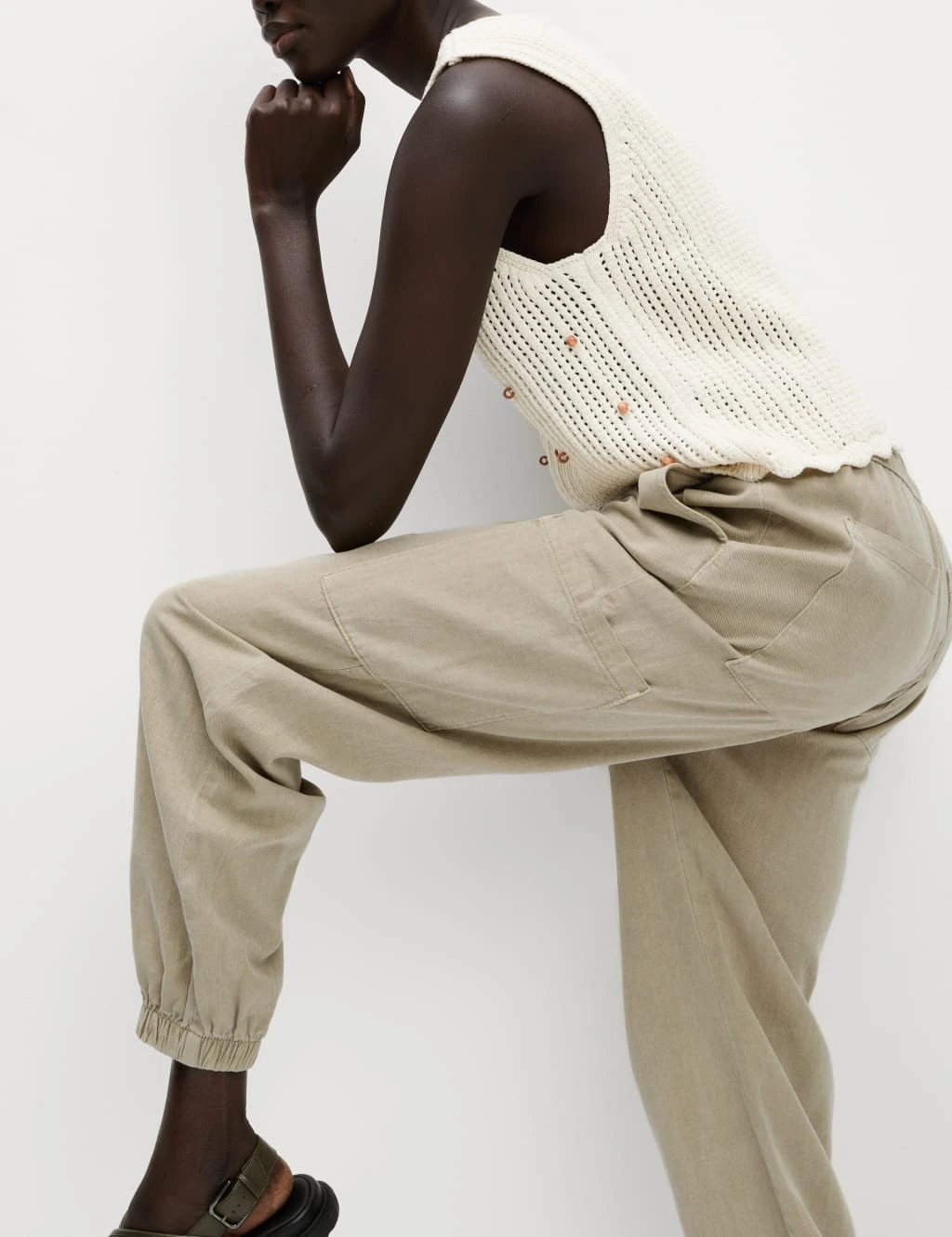 Lyocell Rich Joggers With Cotton & Linen 17 Lyocell Rich Joggers With Cotton & Linen - Image 17