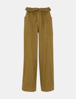 Whistles Lyocell Rich Paperbag Straight Leg Trousers -Marksandspencer Sale Store lyocell rich paperbag straight leg trousers 5