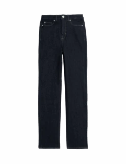 Magic Shaping High Waisted Straight Leg Jeans -Marksandspencer Sale Store magic shaping high waisted straight leg jeans