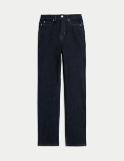Magic Shaping High Waisted Straight Leg Jeans -Marksandspencer Sale Store magic shaping high waisted straight leg jeans 6