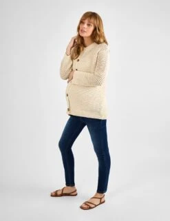 Maternity Cotton Blend Pointelle Cardigan -Marksandspencer Sale Store maternity cotton blend pointelle cardigan 7