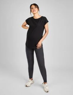 Maternity Cotton Rich Over Bump Leggings -Marksandspencer Sale Store maternity cotton rich over bump leggings 7