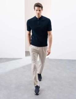Mercerised Cotton Performance Knitted Polo -Marksandspencer Sale Store mercerised cotton performance knitted polo 15