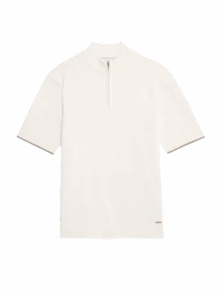 Mercerised Cotton Performance Knitted Polo -Marksandspencer Sale Store mercerised cotton performance knitted polo