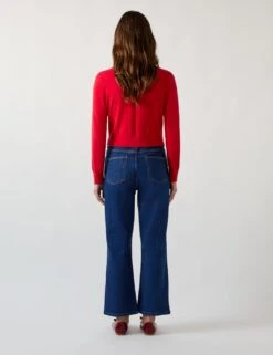 Merino Wool Blend Embroidered Lips Cardigan -Marksandspencer Sale Store merino wool blend embroidered lips cardigan 6