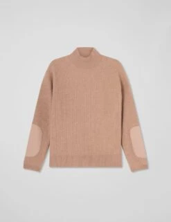 Merino Wool Blend Ribbed Sweatshirt -Marksandspencer Sale Store merino wool blend ribbed sweatshirt 7