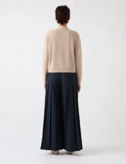 Merino Wool Rich V-Neck Cropped Cardigan -Marksandspencer Sale Store merino wool rich v neck cropped cardigan 4