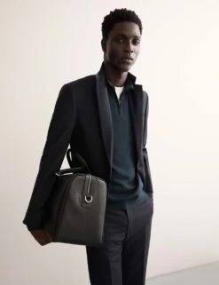 Jaeger Merino Wool Rich With Silk Half Zip Jumper -Marksandspencer Sale Store merino wool rich with silk half zip jumper 11