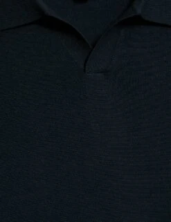 Jaeger Merino Wool Rich With Silk Knitted Polo -Marksandspencer Sale Store merino wool rich with silk knitted polo 14