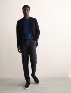 Jaeger Merino Wool Rich With Silk Knitted Polo -Marksandspencer Sale Store merino wool rich with silk knitted polo 9