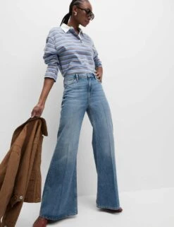 Mid Rise Flared Jeans -Marksandspencer Sale Store mid rise flared jeans 9