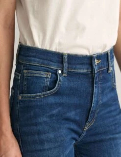 Gant Mid Rise Slim Fit Ankle Grazer Jeans -Marksandspencer Sale Store mid rise slim fit ankle grazer jeans 2