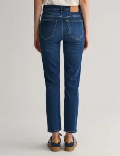 Gant Mid Rise Slim Fit Ankle Grazer Jeans -Marksandspencer Sale Store mid rise slim fit ankle grazer jeans 3
