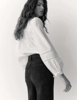 Mid Rise Straight Leg Ankle Grazer Jeans 32 Mid Rise Straight Leg Ankle Grazer Jeans -Marksandspencer Sale Store mid rise straight leg ankle grazer jeans 10