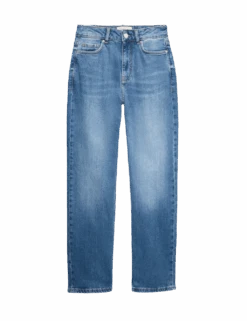 Mid Rise Straight Leg Ankle Grazer Jeans 25 Mid Rise Straight Leg Ankle Grazer Jeans -Marksandspencer Sale Store mid rise straight leg ankle grazer jeans
