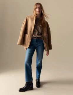 Mid Rise Straight Leg Ankle Grazer Jeans 27 Mid Rise Straight Leg Ankle Grazer Jeans -Marksandspencer Sale Store mid rise straight leg ankle grazer jeans 6