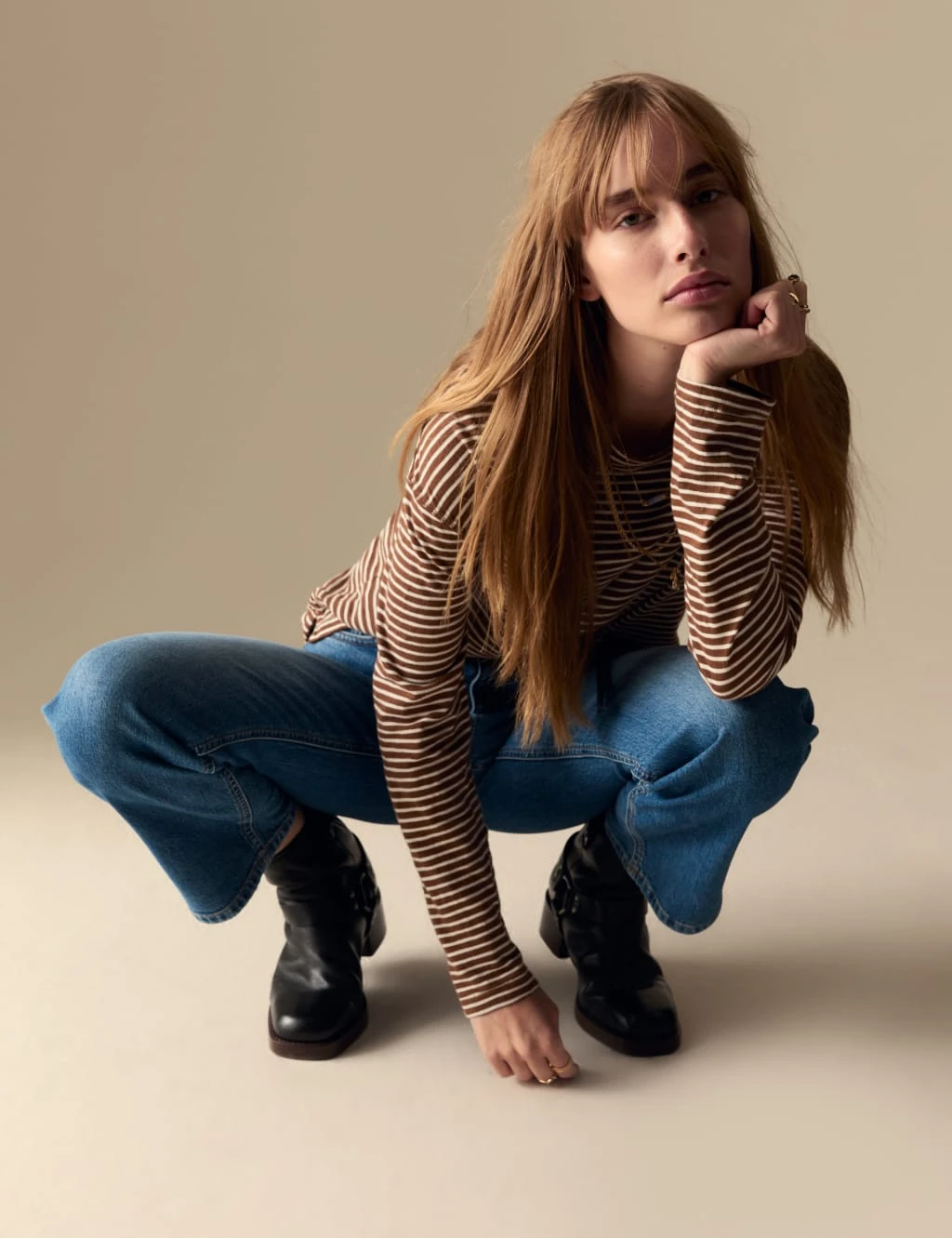 Mid Rise Straight Leg Ankle Grazer Jeans 9 Mid Rise Straight Leg Ankle Grazer Jeans - Image 9