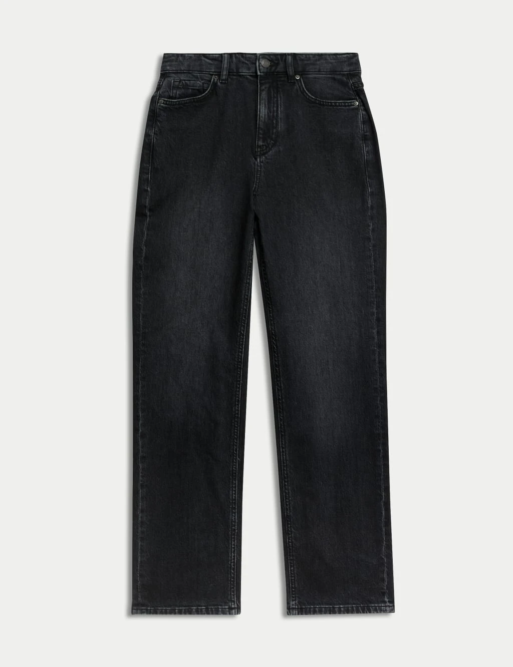 Mid Rise Straight Leg Ankle Grazer Jeans 10 Mid Rise Straight Leg Ankle Grazer Jeans - Image 10