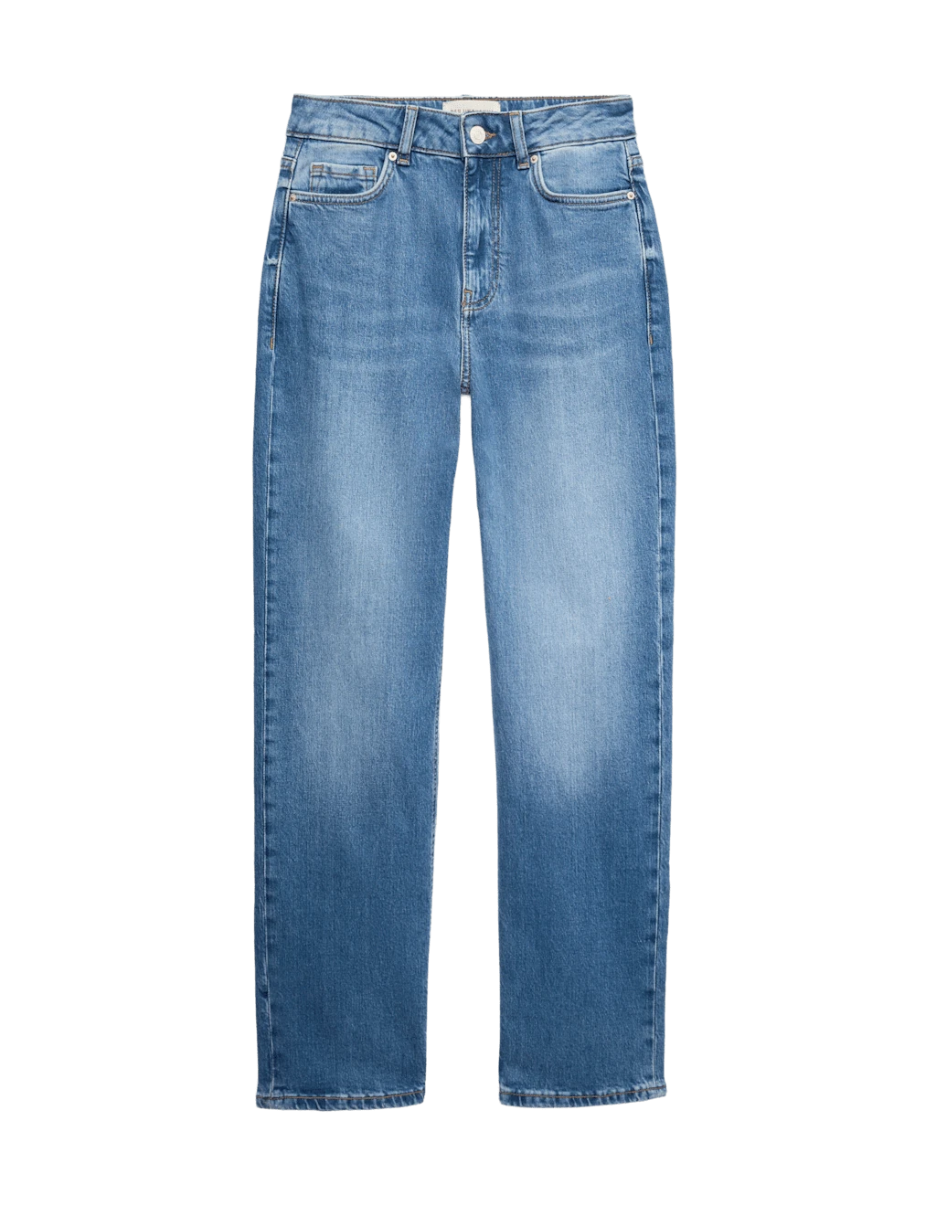 Mid Rise Straight Leg Ankle Grazer Jeans 6 Mid Rise Straight Leg Ankle Grazer Jeans - Image 6