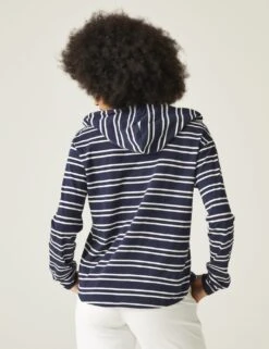 Regatta Minerve Pure Cotton Striped Hoodie -Marksandspencer Sale Store minerve pure cotton striped hoodie 6