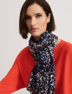 Modal Blend Circle Print Scarf -Marksandspencer Sale Store modal blend circle print scarf 9