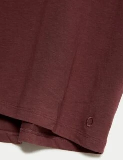 Modal Blend Lightweight Tie Back T-Shirt -Marksandspencer Sale Store modal blend crew neck relaxed t shirt 8